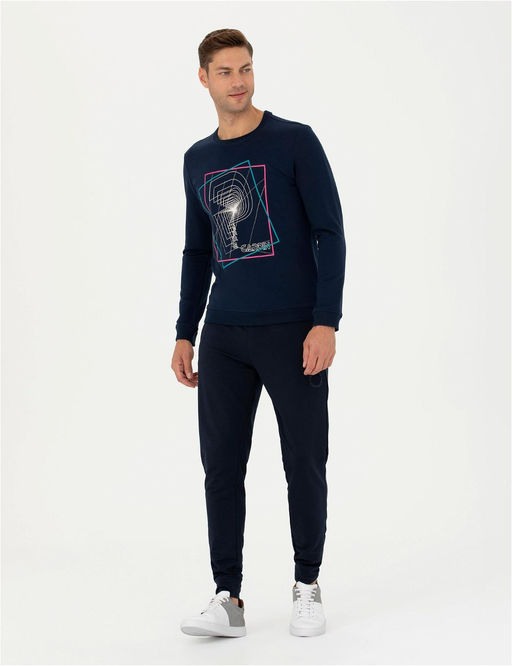 Lacivert Regular Fit Sweatshirt - Pierre cardin фото 5