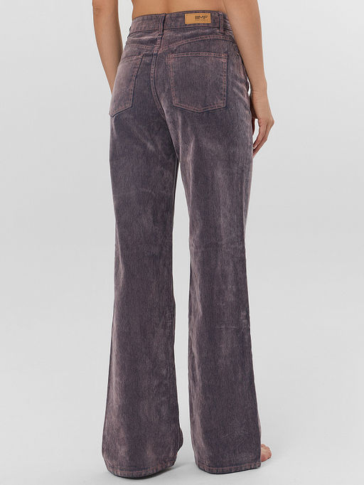 Джинсы женские wide leg пыльно-розовые - Mark formelle фото 3