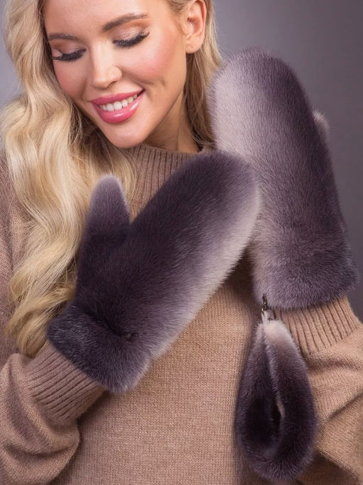 Рукавички норка зефир - Davidovfox фото 10