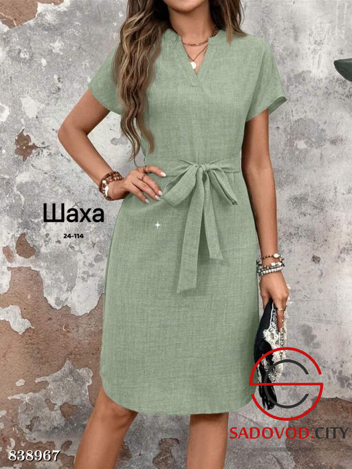 Платье женское с поясом - Bruno фото 2