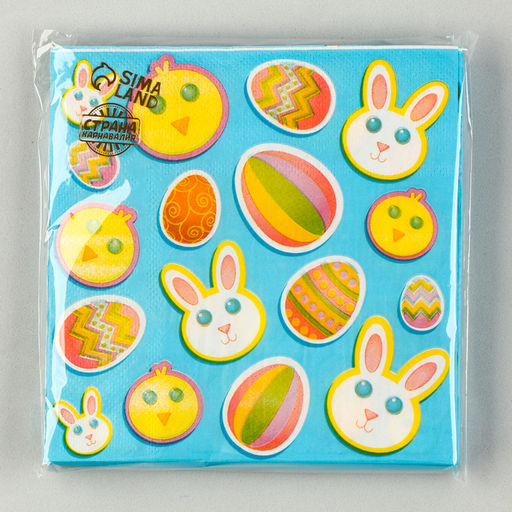 Цена за 2 шт. Салфетки бумажные «Пасха», 33×33 см, набор 20 шт.