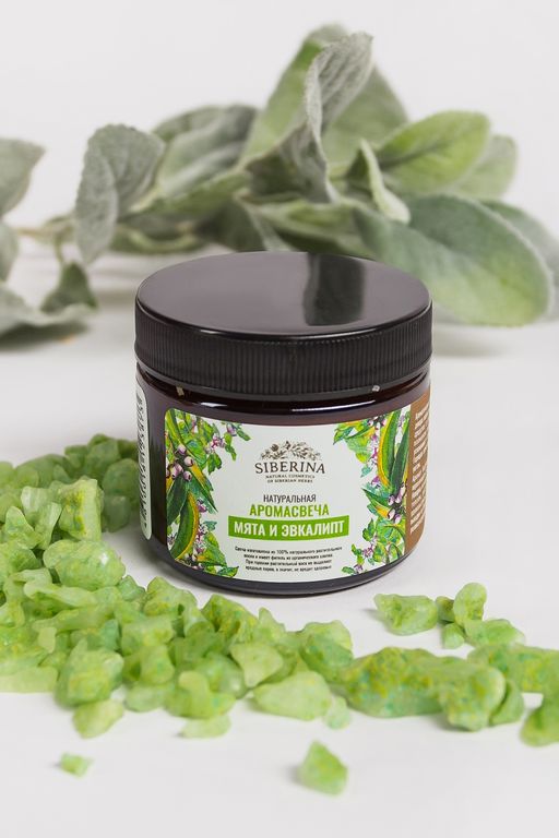 Аромасвеча Мята и эвкалипт - Siberina фото 3