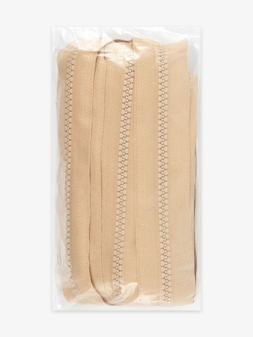 Цена за 10 шт. Молния «Трактор», №5, разъёмная, замок автомат, 80 см, бежевая