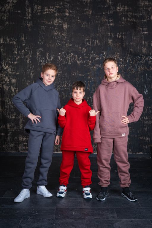 Детский костюм утепленный Футер 3х нитка С НАЧЁСОМ