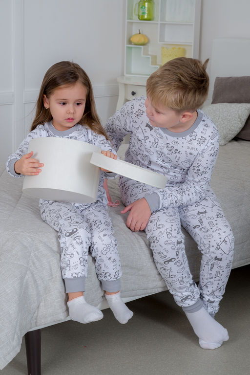 Пижама детская из интерлока пенье Дрёма котик - Амадэль фото 33