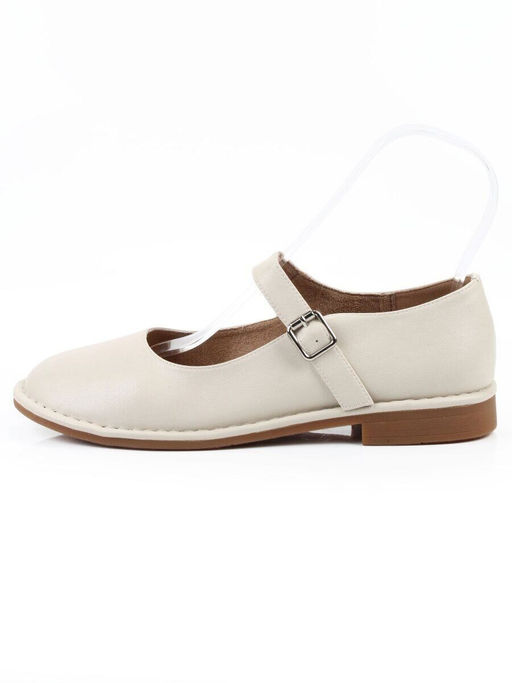 06-DLG27-2 LT. BEIGE Туфли женские (натуральная кожа)