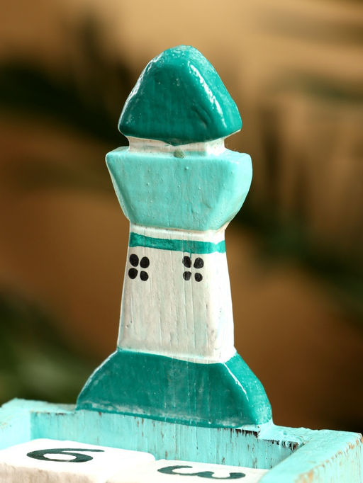 Календарь настольный Маяк, 7411 см, дерево, бело-бирюзовый - Simaland фото 5