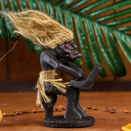 Сувенир «Абориген-айтишник», 20 см, дерево