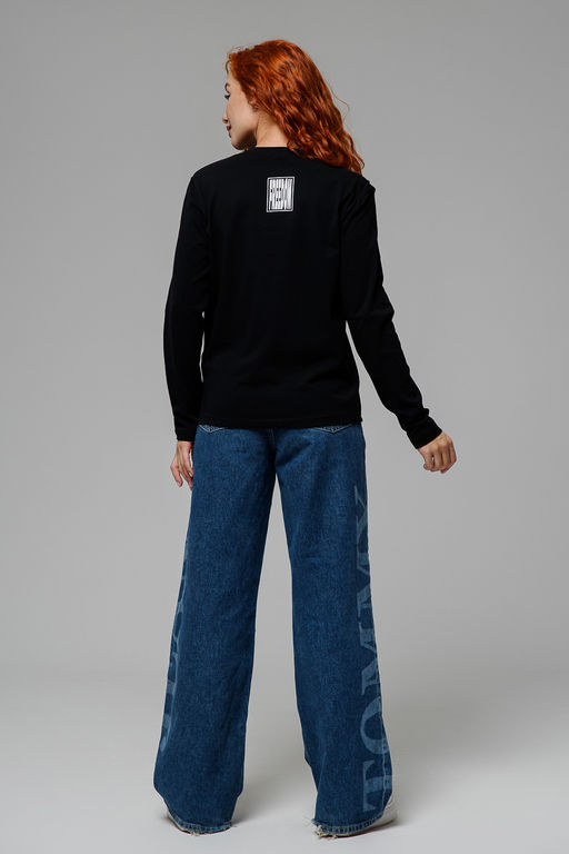 8513 Футболка с длинным рукавом женская