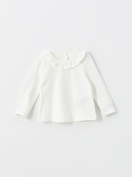 Bisiklet Yaka K?z Bebek Bluz ve Elbise 2li Tak?m - Waikiki фото 2