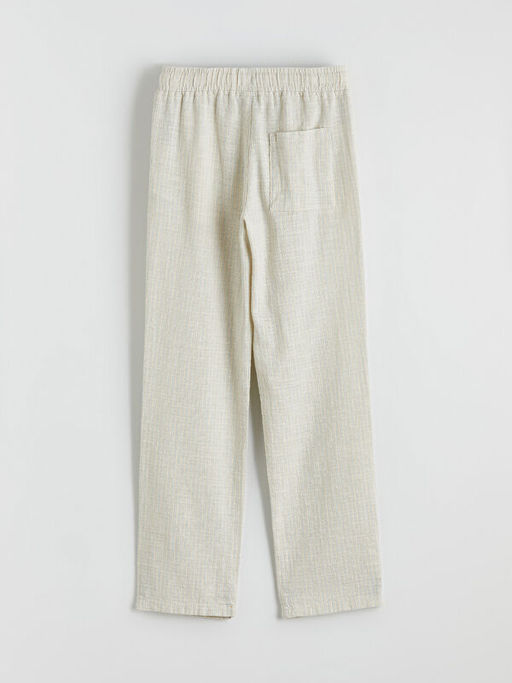 Beli Lastikli Erkek ?ocuk Poplin Pantolon