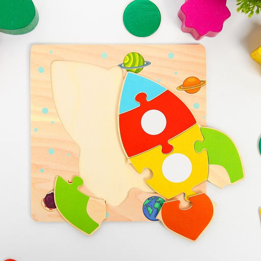 Игрушка развивающая пазл Ракета 0,31515 см - Simaland фото 2