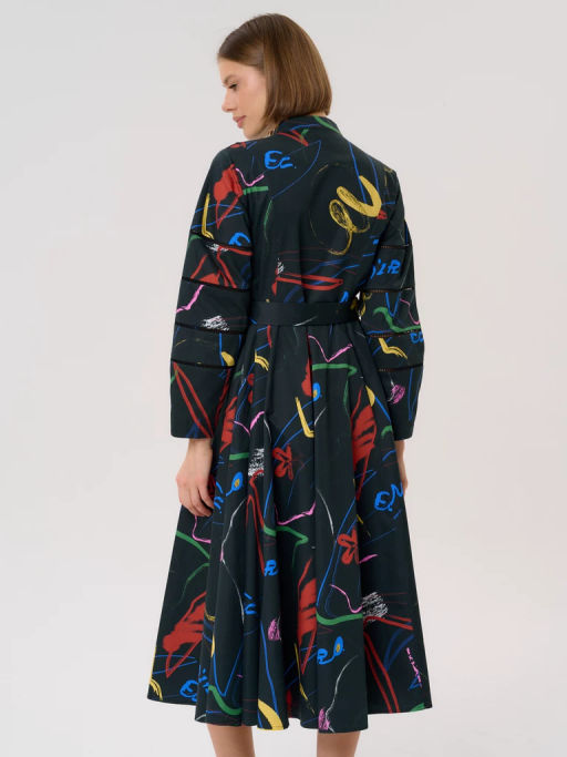 Платье женское 12421-35018 multicolor-black - Eleganzza фото 4