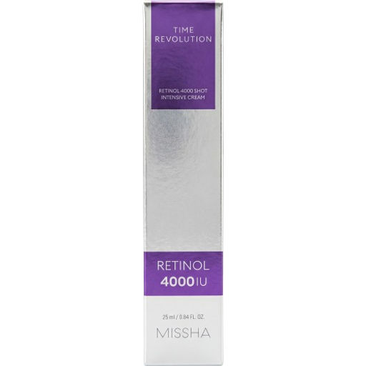 MISSHA Time Revolution Retinol 4000 Shot Intensive Cream Интенсивный антивозрастной крем для лифтинга и сияния лица с ретинолом 25 мл  фото 2