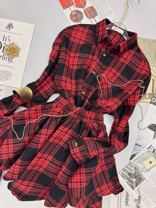 Костюм (рубашка+юбка) - Ksa фото 7