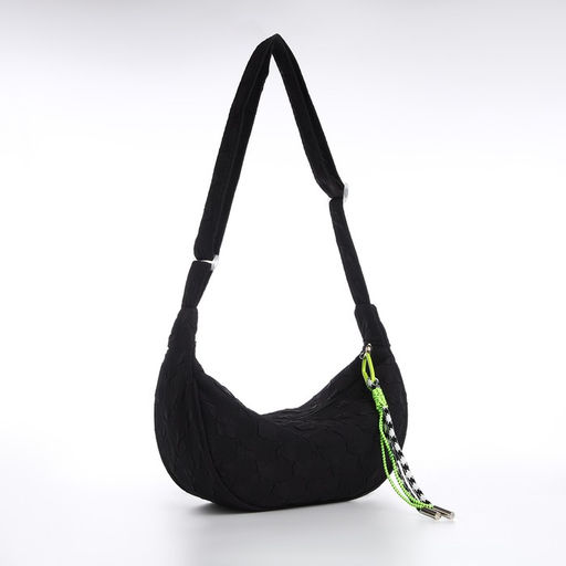 Сумка женская через плечо, цвет черный 30*14*10 см - Nazamok фото 3