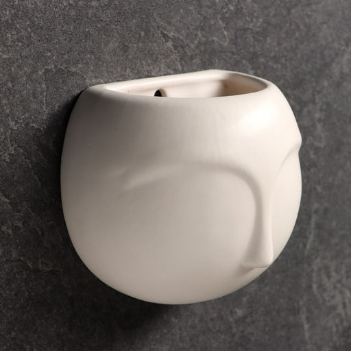 Кашпо подвесное «Силуэт», 300 мл, керамика, белое