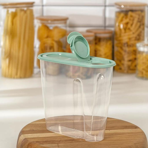 Ёмкость для хранения сыпучих продуктов IDEA, 1.5 л, пластик, МИКС