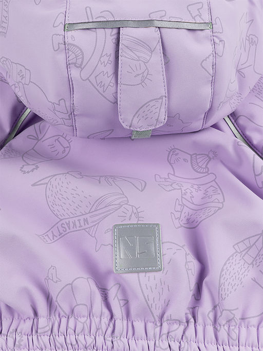 Комбинезон 8з0124 лаванда/серый - Nikastyle фото 8