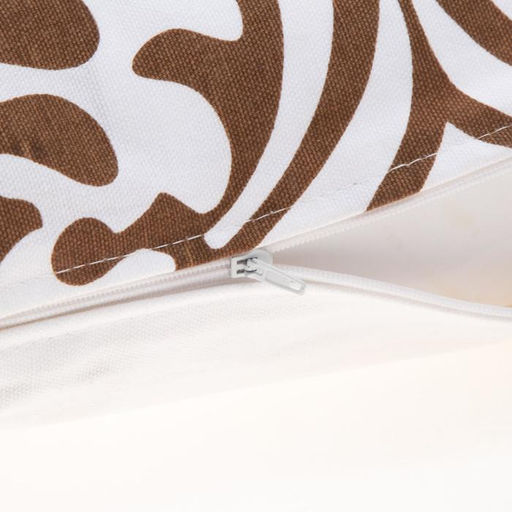 Наволочка декоративная 40х40 см, Monograms beige, 100% хлопок - Этель фото 4