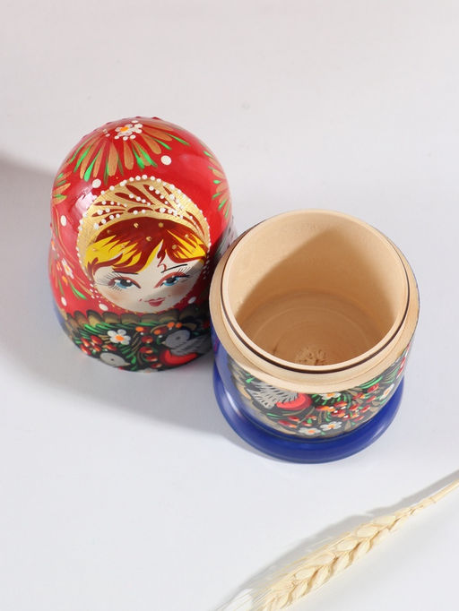 Матрёшка дерево «Птички», 5-кукольная, 15 см