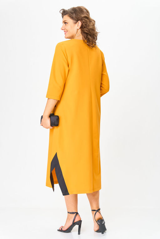 Платье Michel Chic 2073/1 горчичный  фото 3