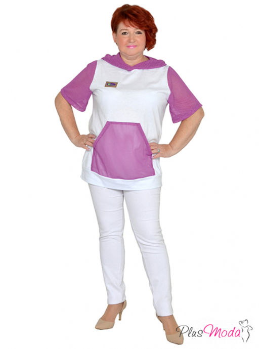 Футболка Модель №1608 размеры 44-84 - Plusmoda фото 11