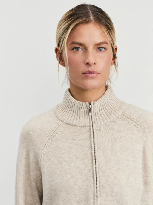 Вязаный джемпер на молнии / Zarina