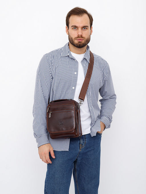 Сумка 66621M brown Fuzhiniao