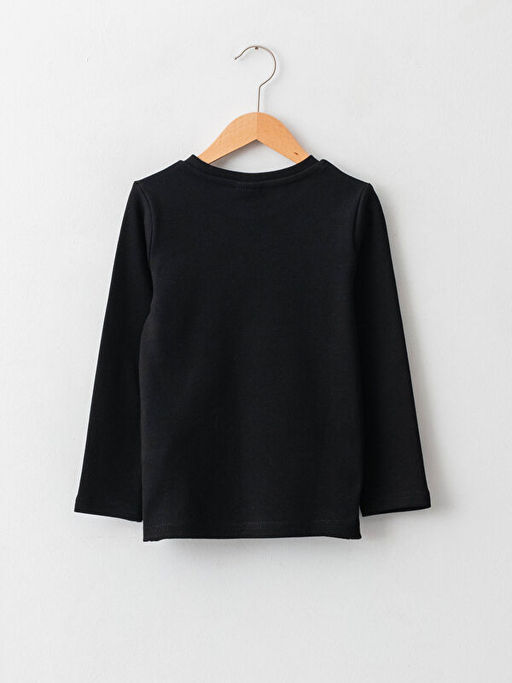 Bisiklet Yaka Basic Uzun Kollu Erkek ?ocuk Ti??rt - Waikiki фото 2