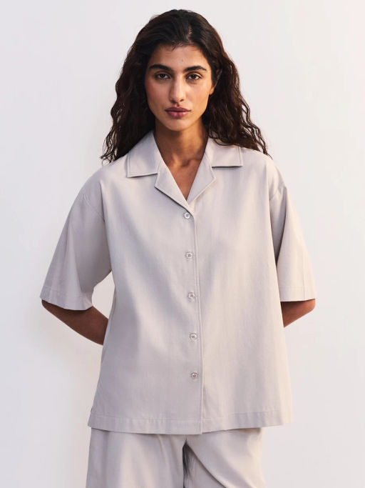 Блуза оверсайз из хлопка и вискозы ZR2605012010-60 / Zarina