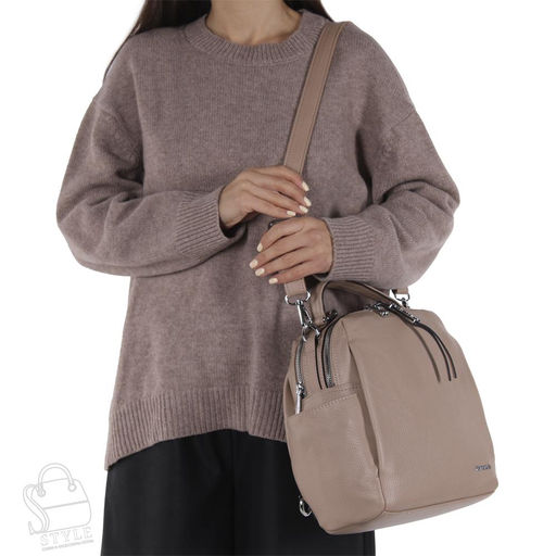 Рюкзак женский 69013-23 beige Velina Fabbiano - Safenta в Новосибирске