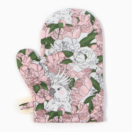 Варежка-прихватка Этель. Попугай, 20?28 см, 80% хлопок, 20% п/э, сатин 110 г/м?