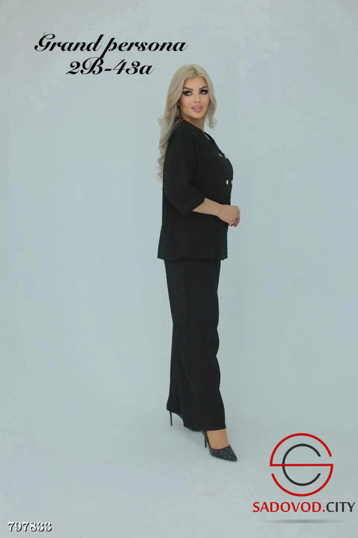 костюм женский из французского льна - Bruno фото 4