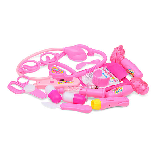 Набор доктора "Терапевтический набор" в пакете (цвет розовый)