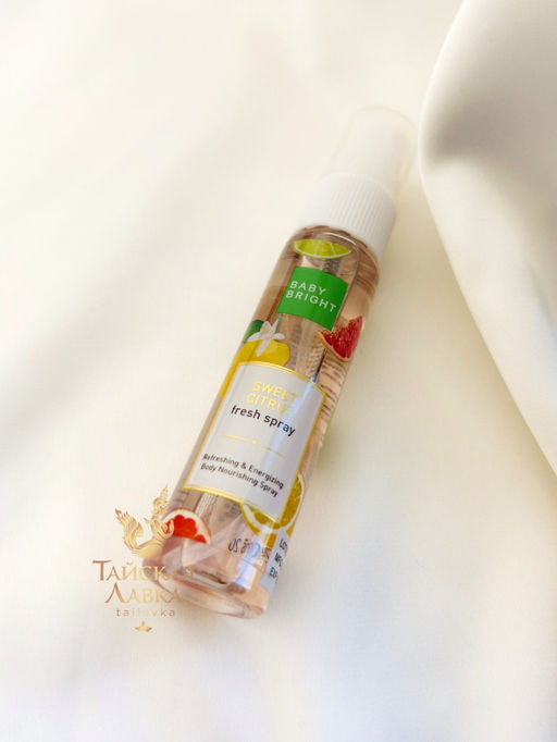 Арома-спрей д/тела "Цитрус" 
BABY BRIGHT 
20 мл