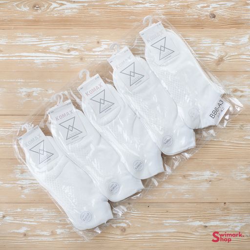 Носочки женские белые короткие BB6-A3, 10 пар в уп. - Swimark фото 3