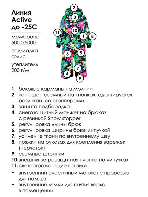 PlayToday / Комбинезон зимний для девочки  фото 6