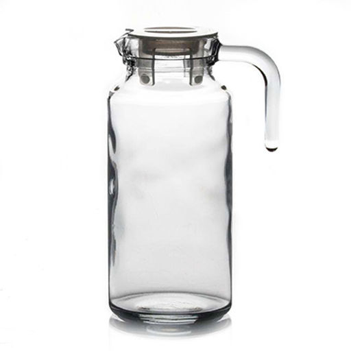 "Бейзик (Basic)" Кувшин стеклянный 1,3л д11см, h24см, пластмассовая крышка, Pasabahce (Россия)