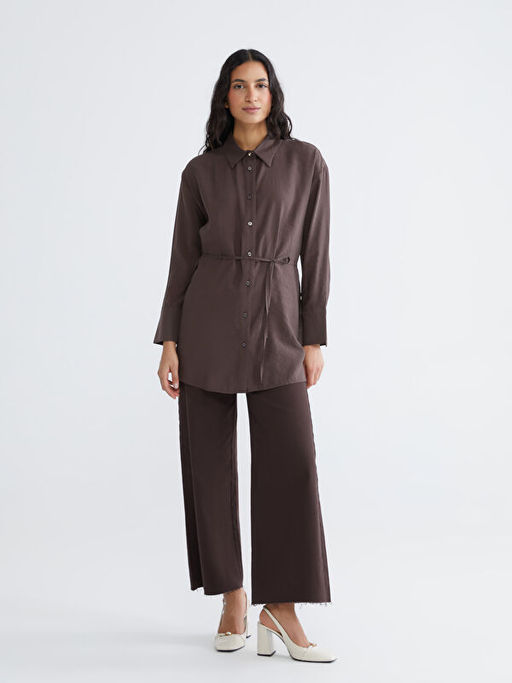 Ba?lama Detayl? Kad?n G?mlek Tunik