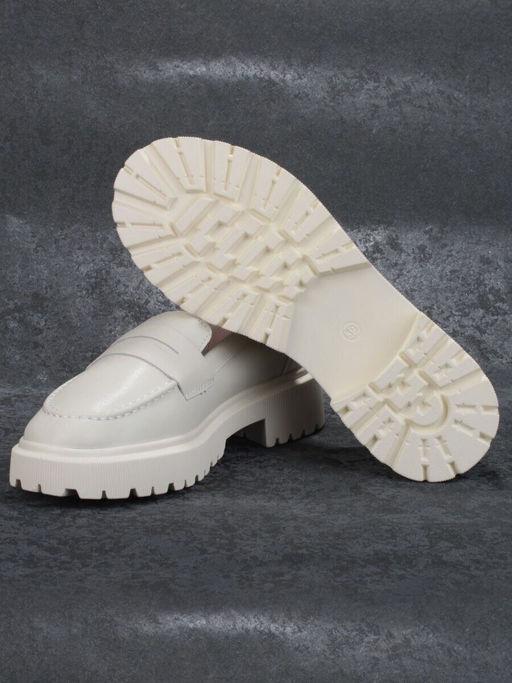 03-PDD178-2 LIGHT BEIGE Лоферы женские (натуральная кожа)