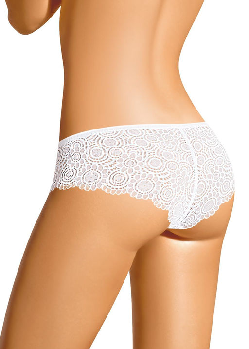 CLE BR829к Трусы жен. спорт. Кружево хлопок белый - Clever wear фото 2