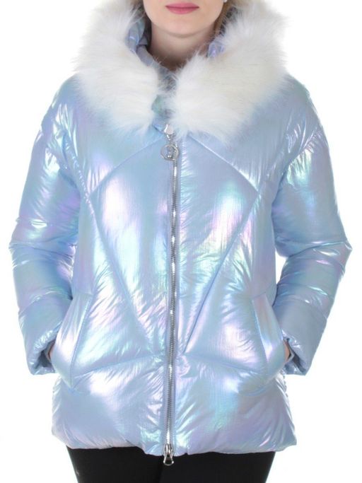 1920 LT. BLUE Куртка зимняя облегченная женская Moki - Фабричный китай фото 2