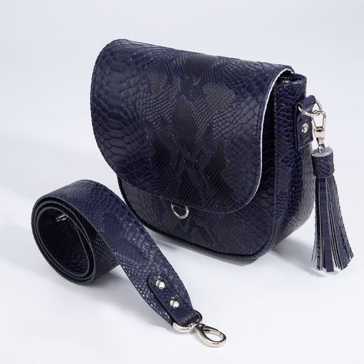 Сумка женская TEXTURA, мессенджер, маленький размер, цвет синий  фото 6