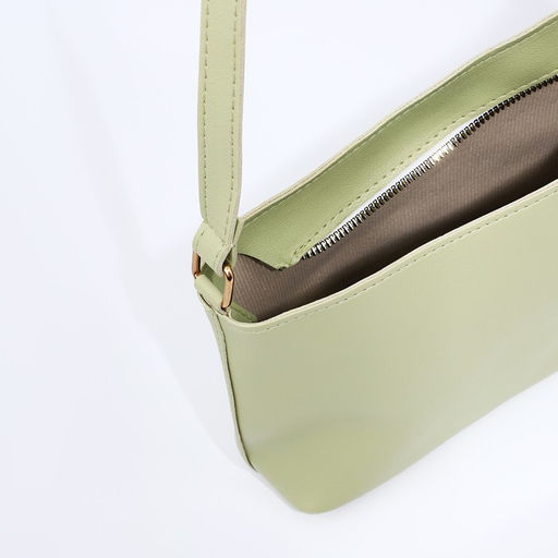 Сумка кросс-боди на молнии, цвет зелёный - Simaland фото 6