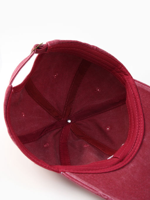 Кепка женская MINAKU «Сердце», размер 56-58, розовая, вареный деним