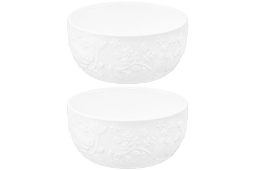 Набор салатников 2 пр. 600 мл 14*14*6,3 см "Птички на ветке"