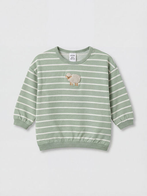 Nak?? Detayl? Erkek Bebek Sweatshirt ve E?ofman Alt?