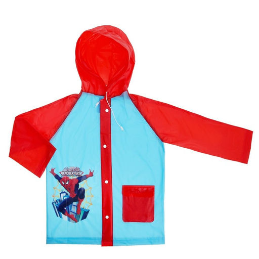 Дождевик детский, размер L, 110-120 см , Человек-паук - Marvel фото 4