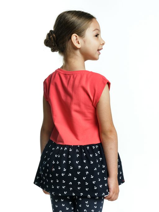 Футболка для девочки UD 1422 коралловый - Mini maxi фото 6